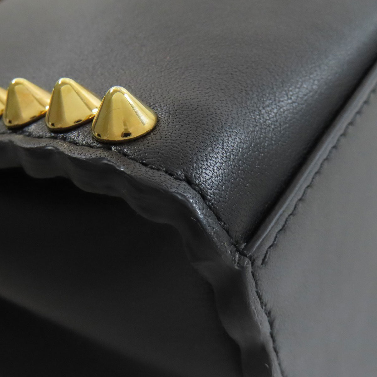 FENDI   Handbag Mini Peekaboo Studs 2WAY Calf Ladies