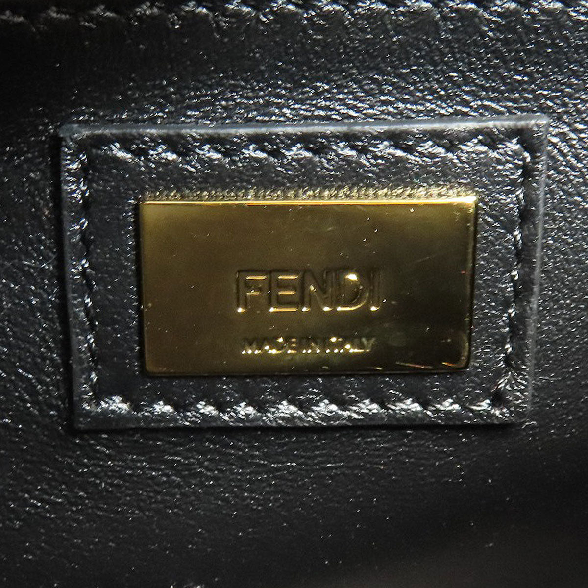 FENDI   Handbag Mini Peekaboo Studs 2WAY Calf Ladies
