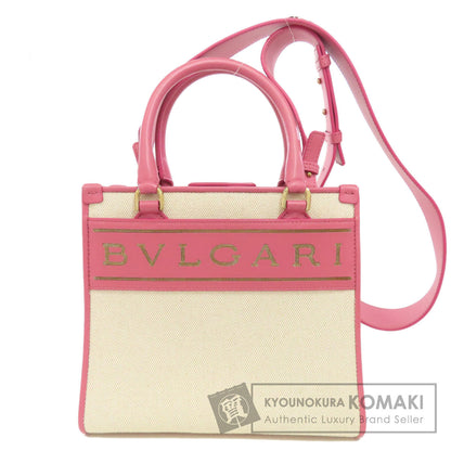 BVLGARI 2WAY Handbag Canvas Ladies [Used]