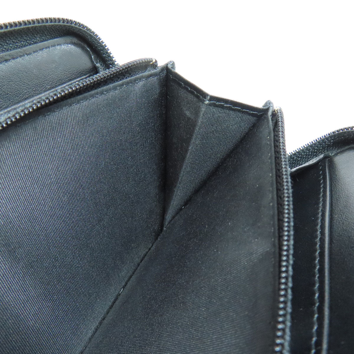 CHANEL Zip Around COCO Mark GoldHardware Long wallet (with coin pocket) Calf Ladies [Used]