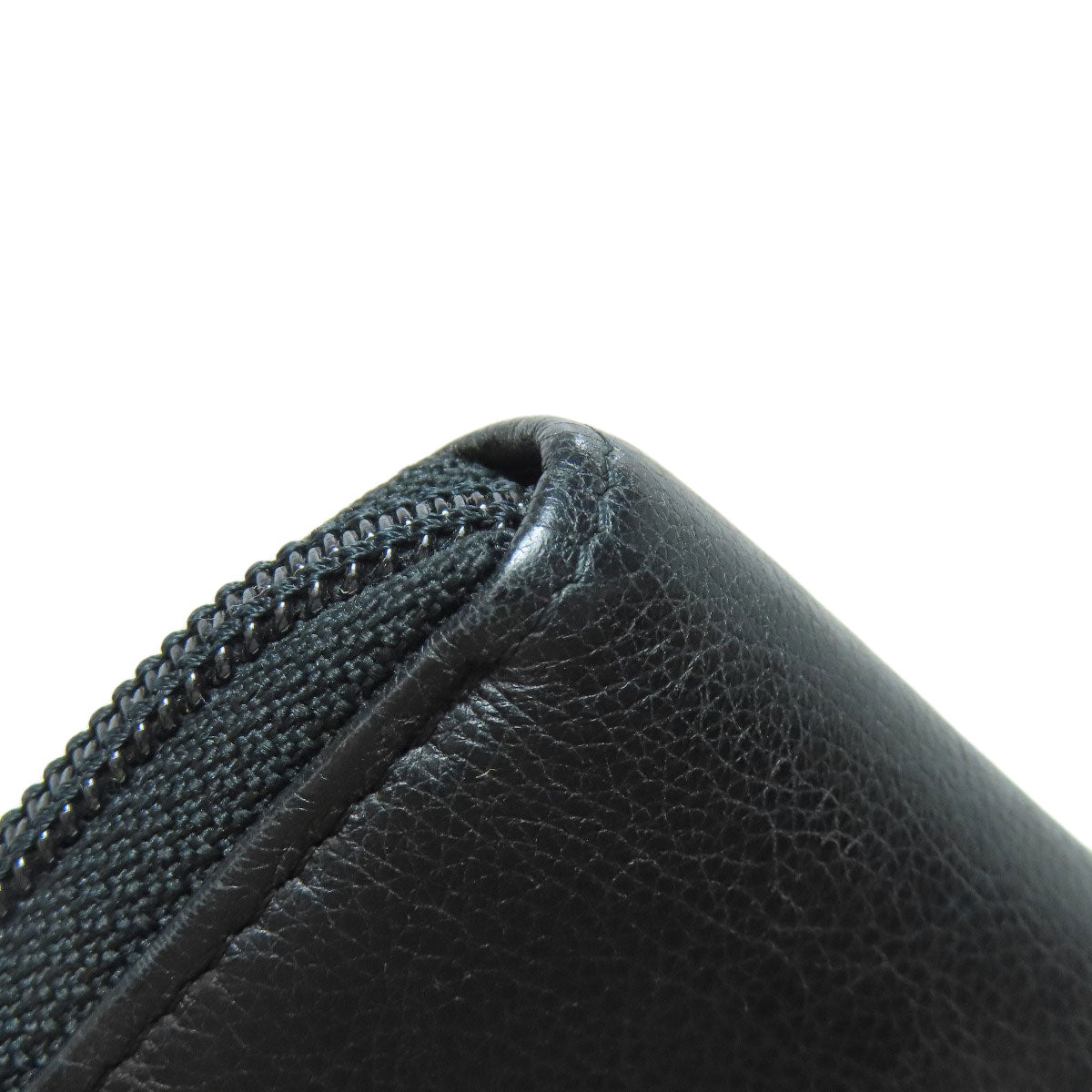 CHANEL Zip Around COCO Mark GoldHardware Long wallet (with coin pocket) Calf Ladies [Used]