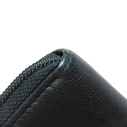 CHANEL Zip Around COCO Mark GoldHardware Long wallet (with coin pocket) Calf Ladies [Used]