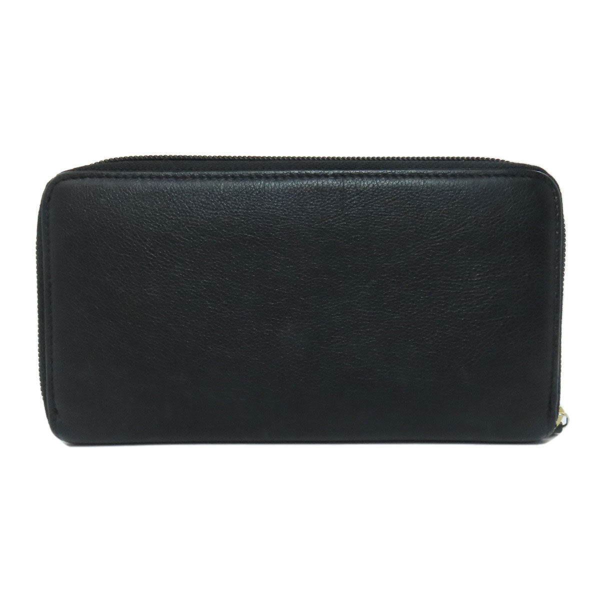 CHANEL Zip Around COCO Mark GoldHardware Long wallet (with coin pocket) Calf Ladies [Used]