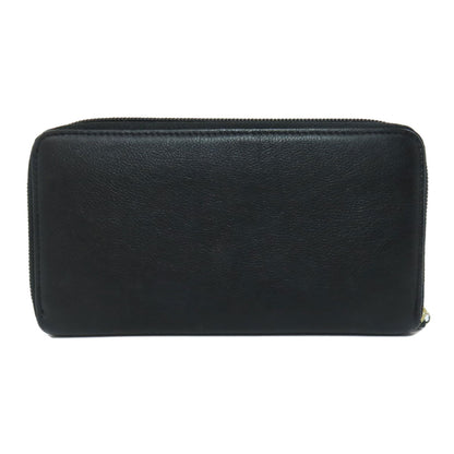 CHANEL Zip Around COCO Mark GoldHardware Long wallet (with coin pocket) Calf Ladies [Used]