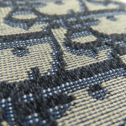 CHRISTIAN DIOR Long zip wallet oblique Trotter pattern Long wallet (with coin pocket) Canvas Ladies [Used]