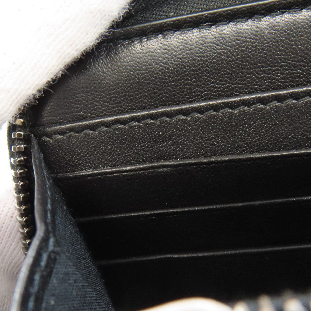 CHRISTIAN DIOR Long zip wallet oblique Trotter pattern Long wallet (with coin pocket) Canvas Ladies [Used]