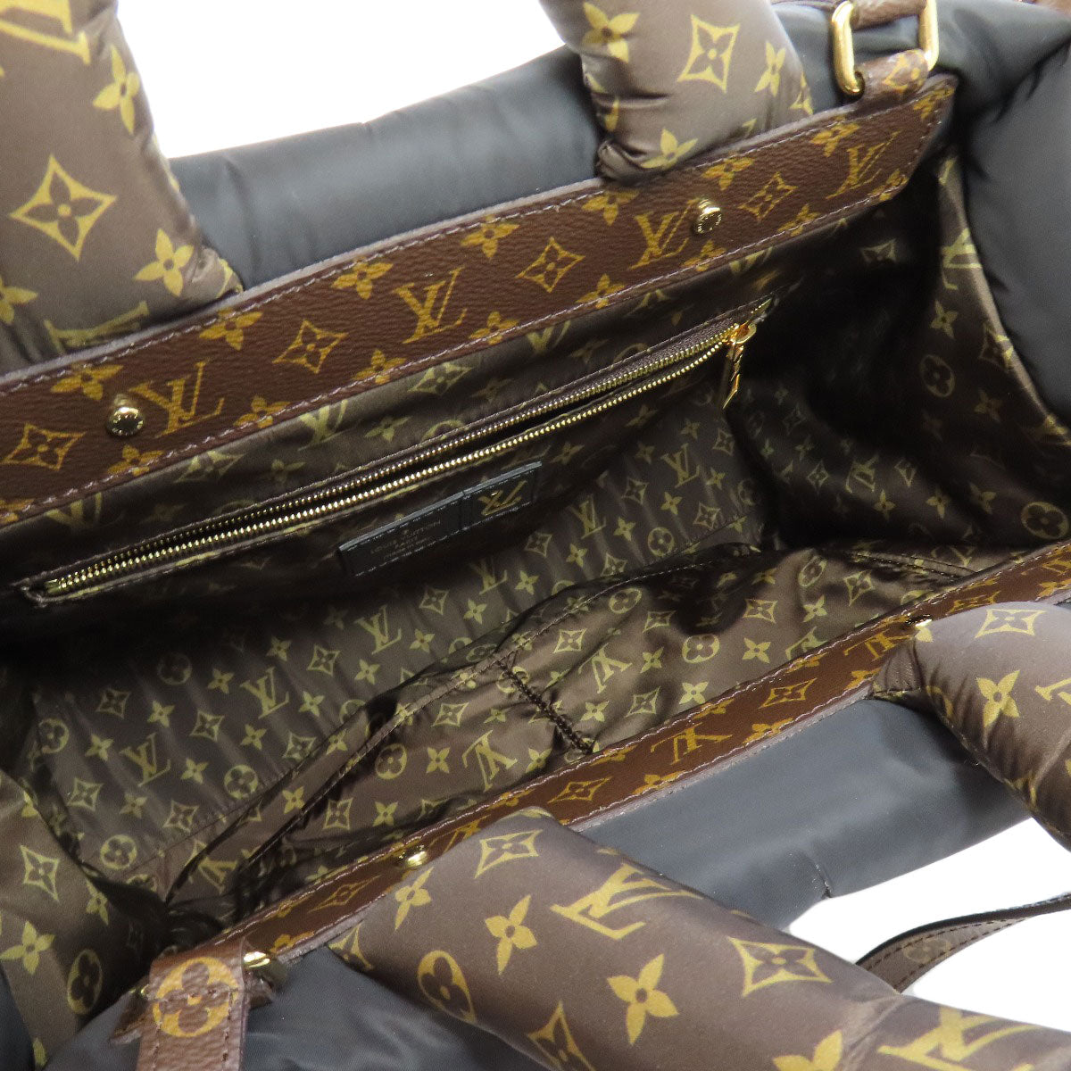 LOUIS VUITTON  M21069 Tote Bag On the Go MM Pillow Nylon Monogram canvasLadies