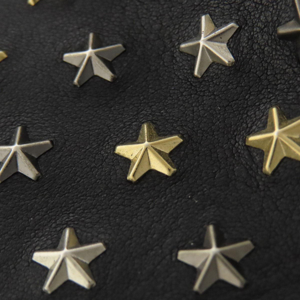 Jimmy Choo Star motif studs Shoulder Bag Leather Ladies [Used]