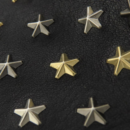 Jimmy Choo Star motif studs Shoulder Bag Leather Ladies [Used]