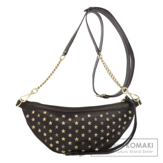 Jimmy Choo Star motif studs Shoulder Bag Leather Ladies [Used]
