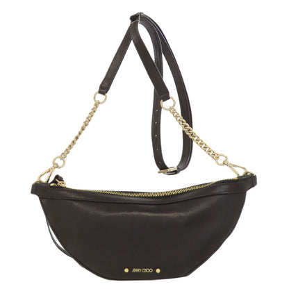 Jimmy Choo Star motif studs Shoulder Bag Leather Ladies [Used]
