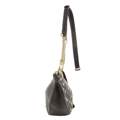 Jimmy Choo Star motif studs Shoulder Bag Leather Ladies [Used]
