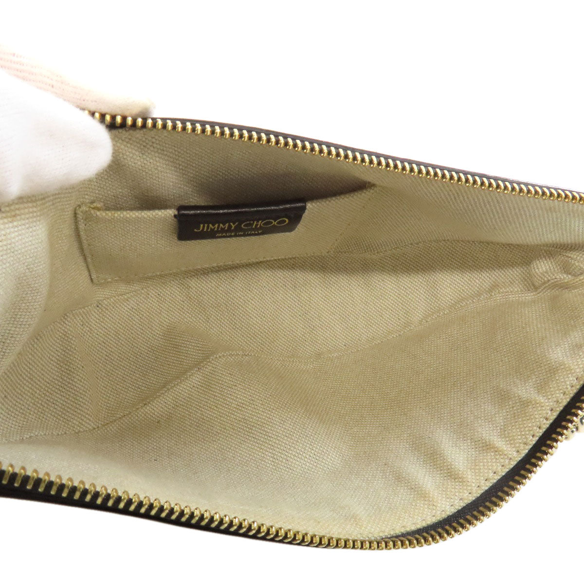 Jimmy Choo Star motif studs Shoulder Bag Leather Ladies [Used]