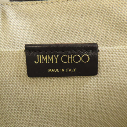 Jimmy Choo Star motif studs Shoulder Bag Leather Ladies [Used]