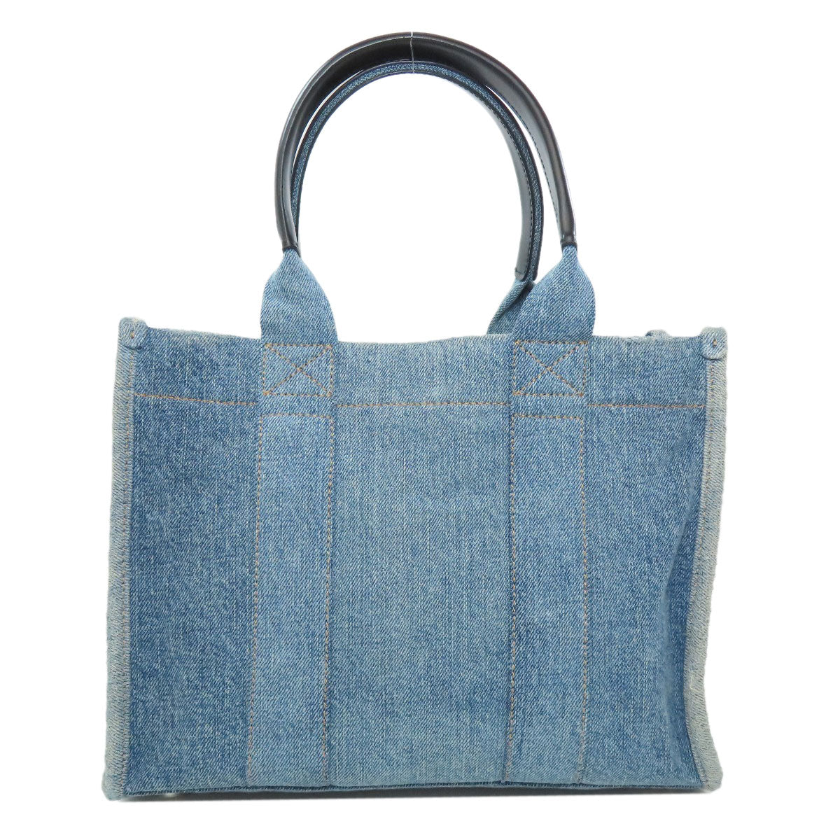 BALENCIAGA 671402 Hardware Small 2WAY Handbag Denim Ladies [Used]