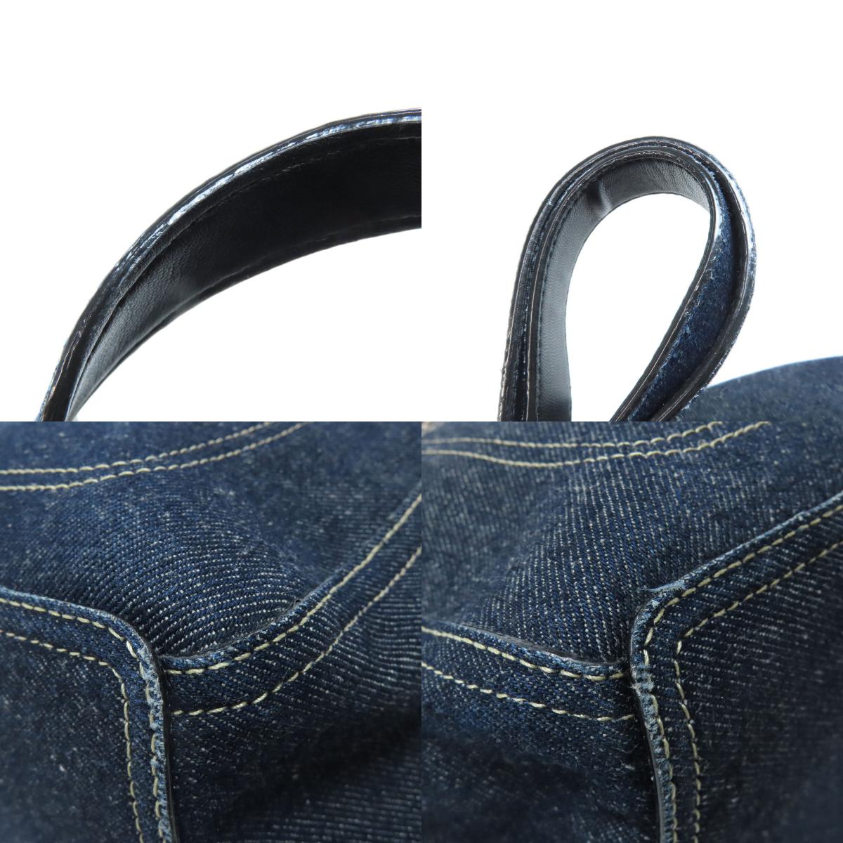 Jimmy Choo logo Hip bag, waist bag Denim Ladies [Used]