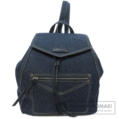Jimmy Choo logo Hip bag, waist bag Denim Ladies [Used]