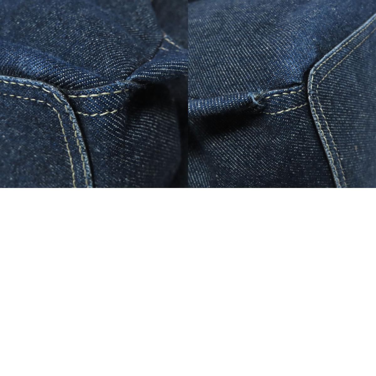 Jimmy Choo logo Hip bag, waist bag Denim Ladies [Used]