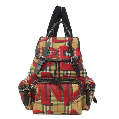 BURBERRY Graffiti Backpack Â· Daypack Nylon Ladies [Used]