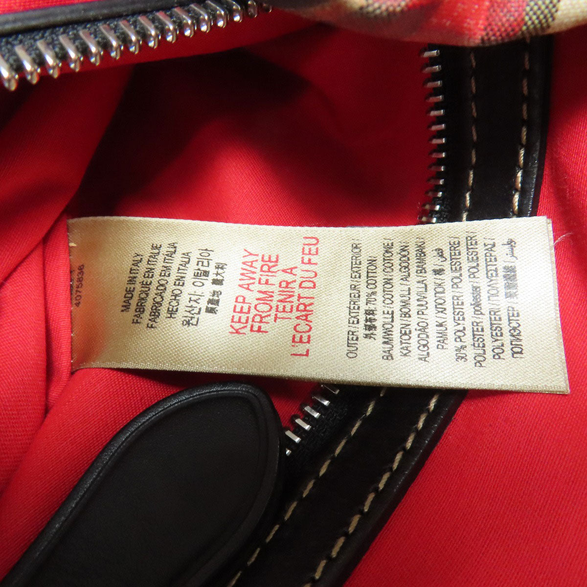 BURBERRY Graffiti Backpack Â· Daypack Nylon Ladies [Used]