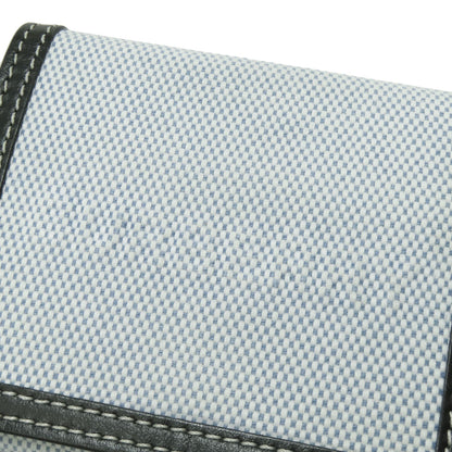 BURBERRY logo Bifold Wallet with Coin Pocket Canvas Ladies [Used]