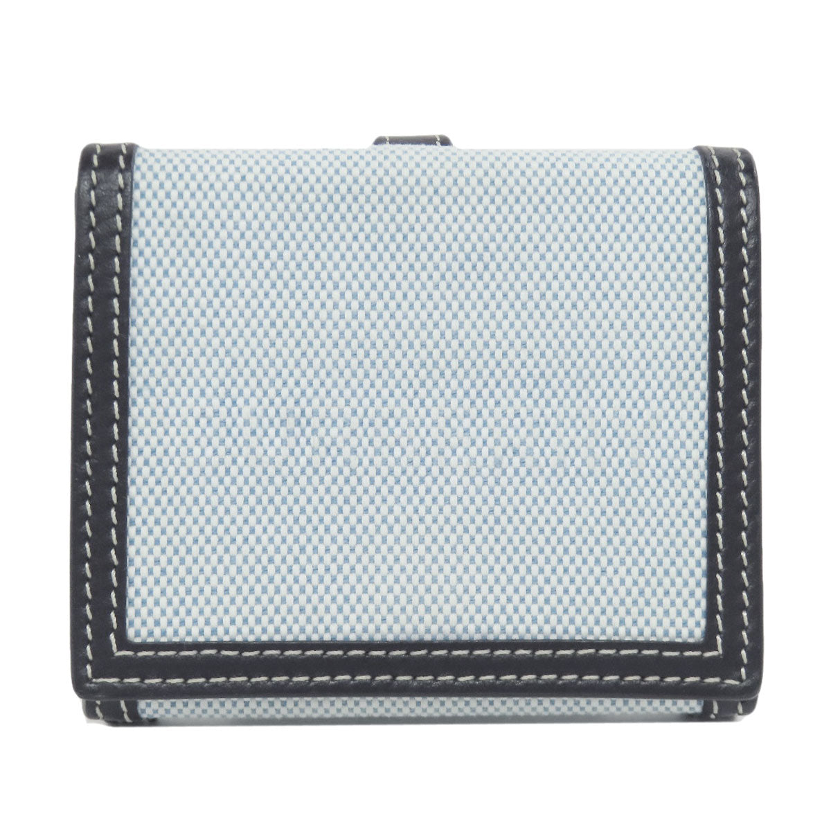 BURBERRY logo Bifold Wallet with Coin Pocket Canvas Ladies [Used]