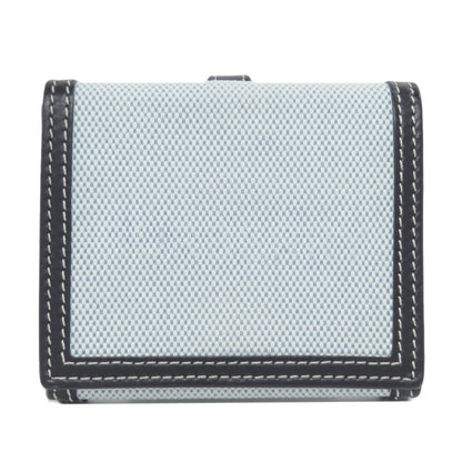 BURBERRY logo Bifold Wallet with Coin Pocket Canvas Ladies [Used]