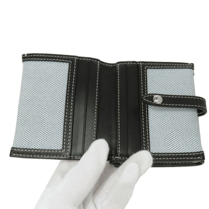 BURBERRY logo Bifold Wallet with Coin Pocket Canvas Ladies [Used]