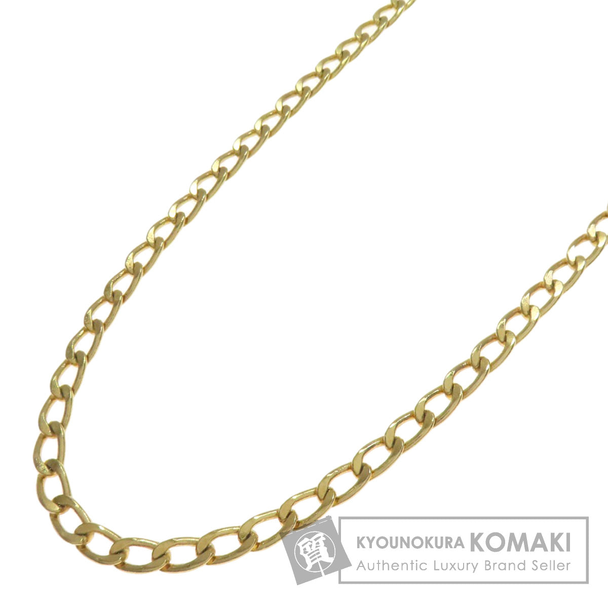 CHRISTIAN DIOR Curb chain Necklace Metal Ladies [Used]