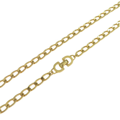 CHRISTIAN DIOR Curb chain Necklace Metal Ladies [Used]