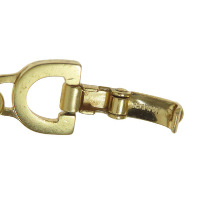 CHRISTIAN DIOR Curb chain Necklace Metal Ladies [Used]