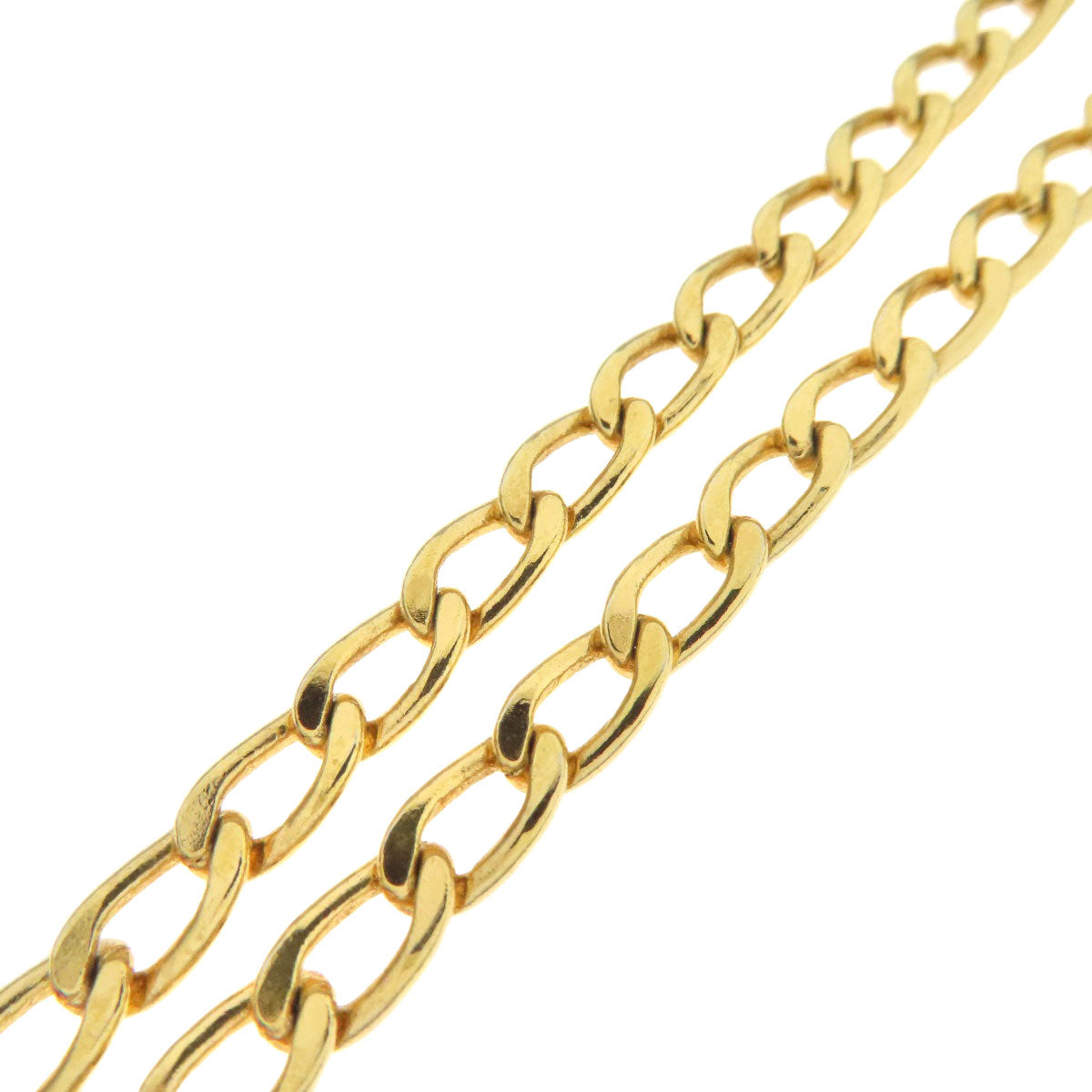 CHRISTIAN DIOR Curb chain Necklace Metal Ladies [Used]