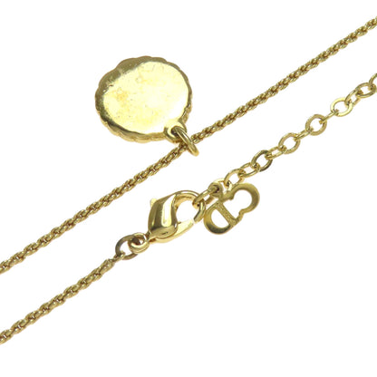 CHRISTIAN DIOR logo Necklace Metal Ladies [Used]