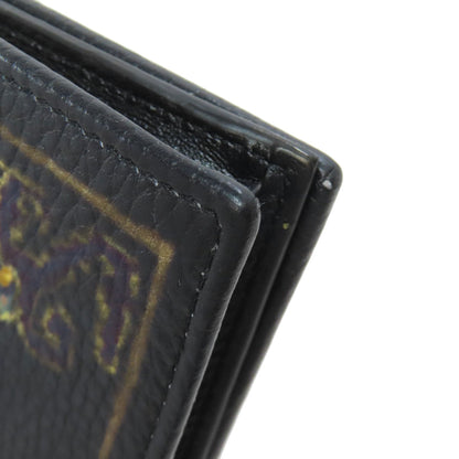 ETRO Flower motif Card Case Leather Ladies [Used]