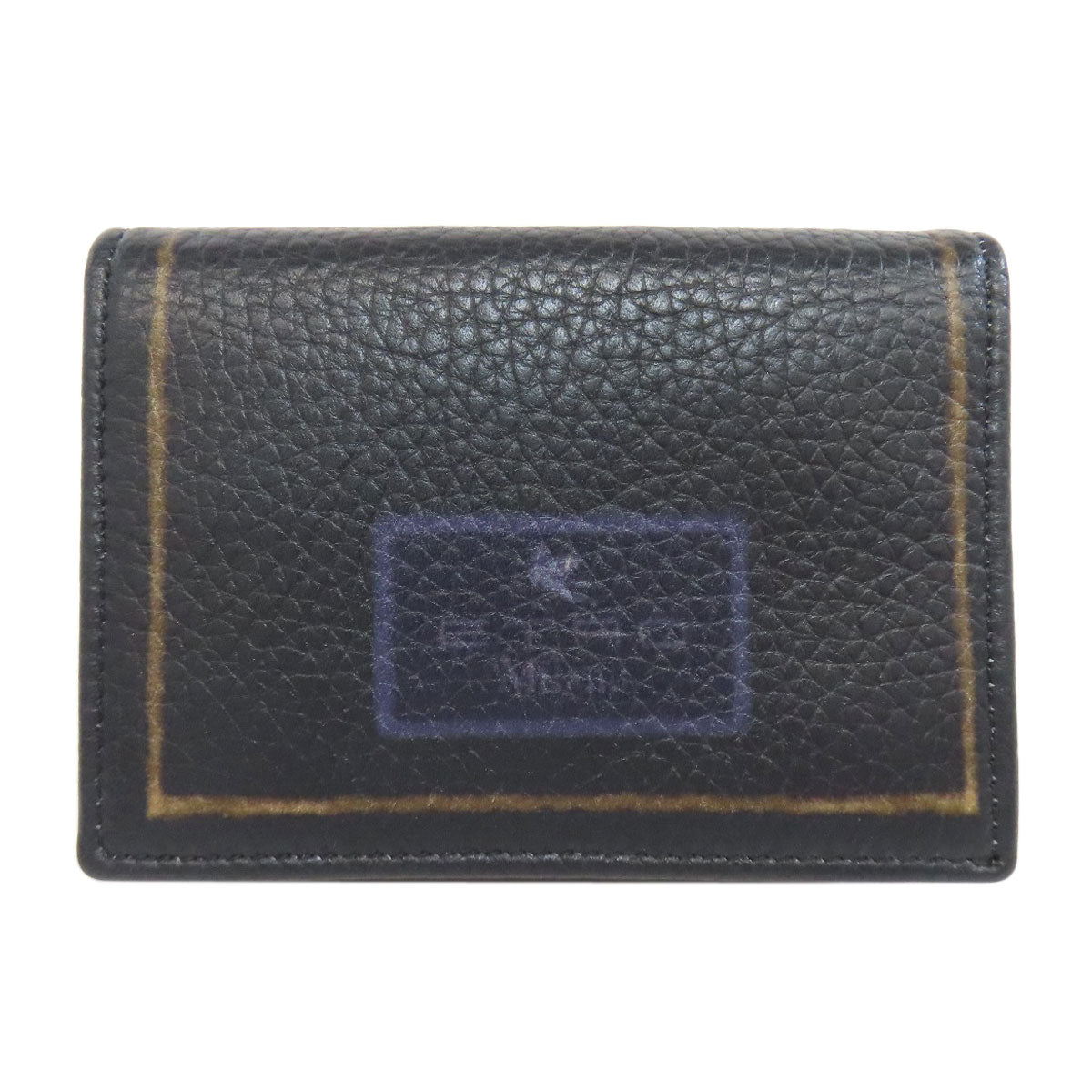 ETRO Flower motif Card Case Leather Ladies [Used]