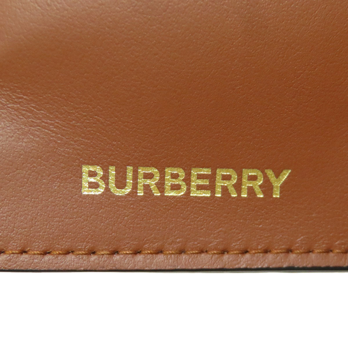 BURBERRY   Long wallet (with coin pocket) Logo motif Leather Ladies