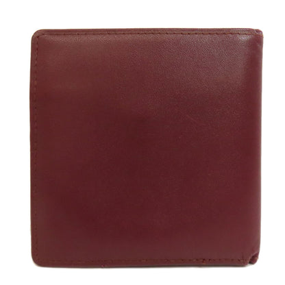 CARTIER Must Line Bifold Wallet with Coin Pocket Leather Ladies [Used]