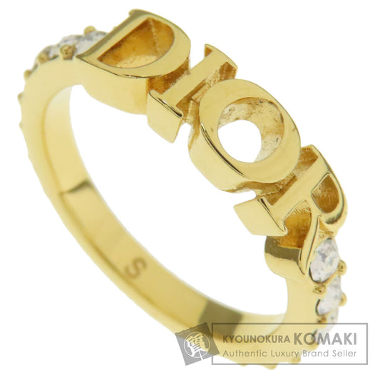 CHRISTIAN DIOR logo Ring Metal Ladies [Used]