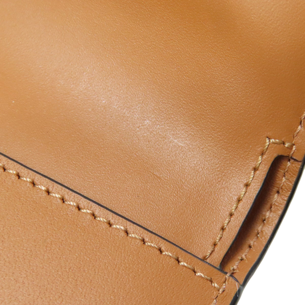 LOEWE Repeat Vertical Wallet Small Bifold Wallet with Coin Pocket Calf Ladies [Used]