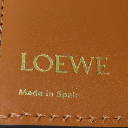 LOEWE Repeat Vertical Wallet Small Bifold Wallet with Coin Pocket Calf Ladies [Used]