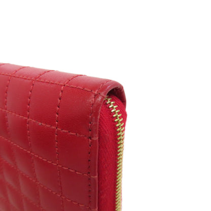 CELINE CHardware coin purse Leather Ladies [Used]