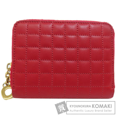 CELINE CHardware coin purse Leather Ladies [Used]