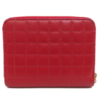 CELINE CHardware coin purse Leather Ladies [Used]