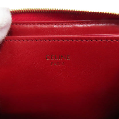 CELINE CHardware coin purse Leather Ladies [Used]