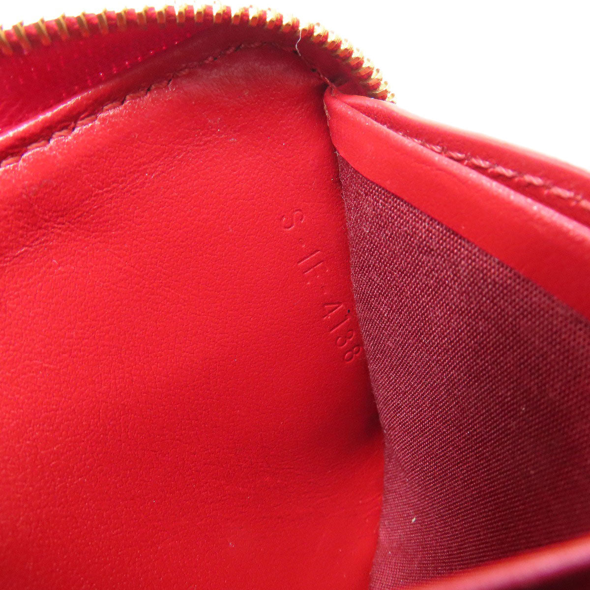 CELINE CHardware coin purse Leather Ladies [Used]
