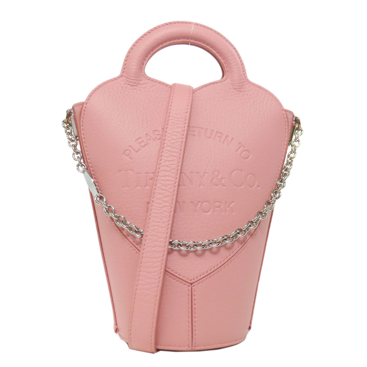 TIFFANY&Co. Return to TIFFANY & Co. Handbag Calf Ladies [Used]