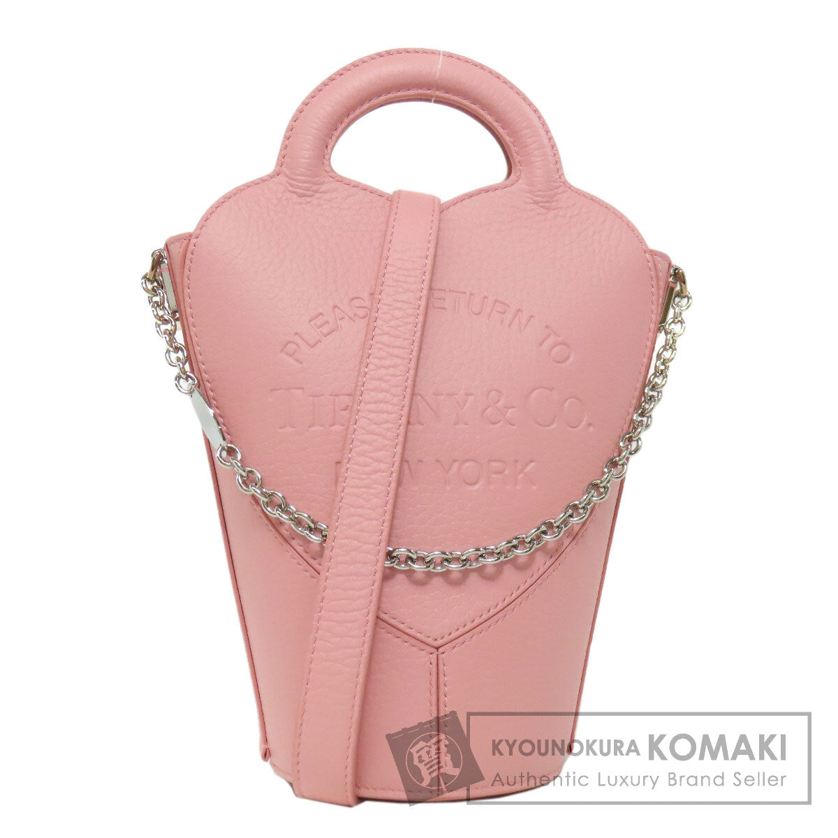 TIFFANY&Co. Return to TIFFANY & Co. Handbag Calf Ladies [Used]