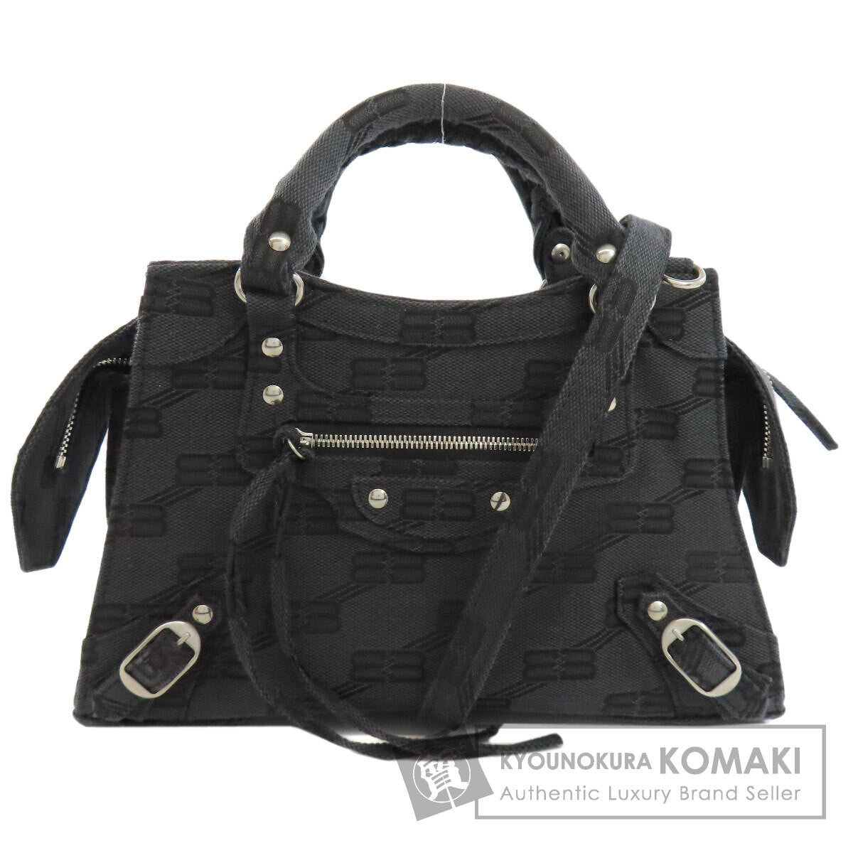 バレンシアガ 696495 ネオクラシックシティ XS 2WAY ハンドバッグ キャンバス レディース 【中古】【BALENCIAGA】