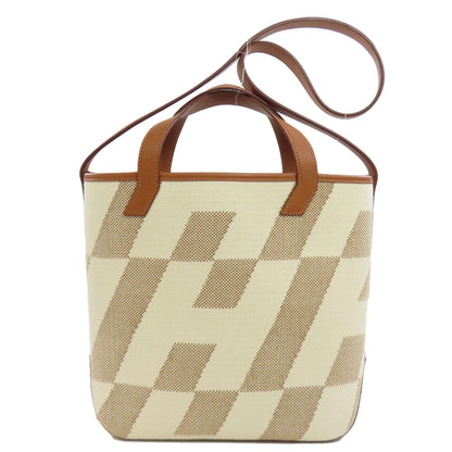 HERMES Ambie PM 2WAY Handbag Canvas Ladies [Used]