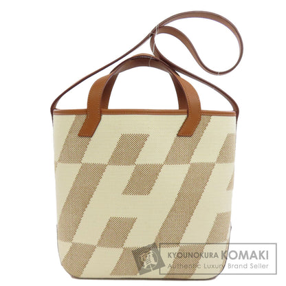 HERMES Ambie PM 2WAY Handbag Canvas Ladies [Used]